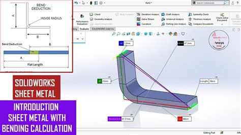 solidworks sheet metal bend calculator